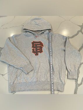 Nike Gray Hoodie with Orange SF Logo